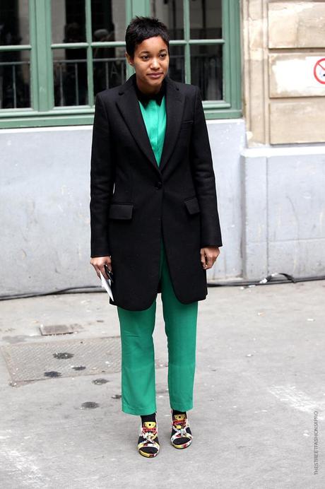 In the Street...Green Day #2, Paris Fashion Week