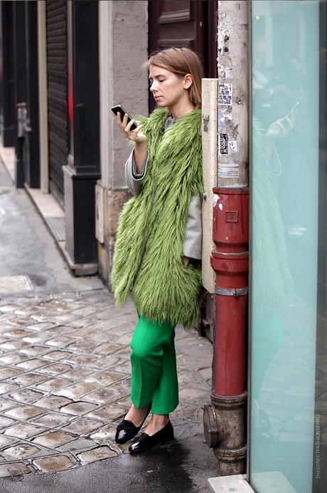 In the Street...Green Day #2, Paris Fashion Week