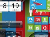 WIDGET: analogue clock Digital Mosaic Baccara