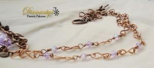 Wire wrapping: Collana Diamante.