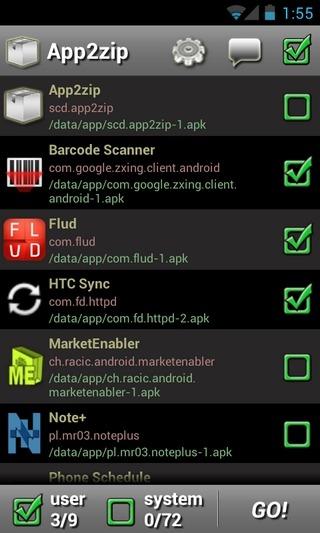 App2zip Android Home App2zip: Crea Pacchetti Flashabili da Recovery con le Tue App Preferite