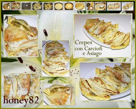 CREPES CON CARCIOFI E ASIAGO