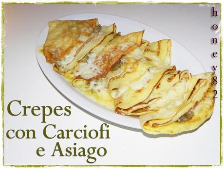 CREPES CON CARCIOFI E ASIAGO