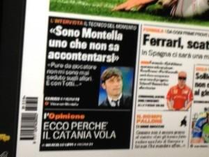 FOTO-ANTEPRIMA GAZZETTA DELLO SPORT VISIONATE..