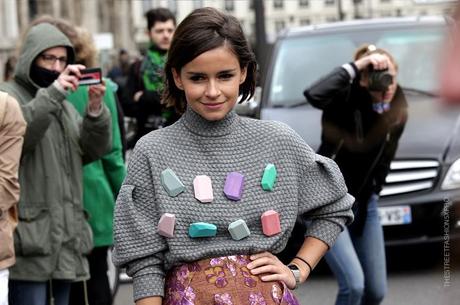 In the Street...Colored Stones, Paris Fashion Week