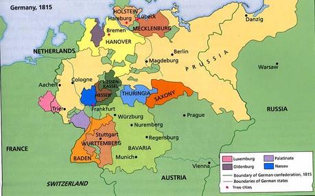 La Germania dopo il Congresso di Vienna