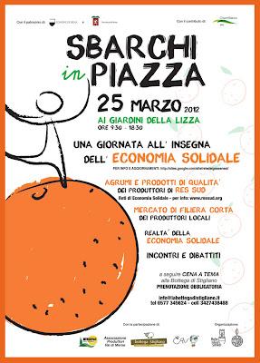 “Sbarchinpiazza” Festa dell'Economia Solidale a Siena