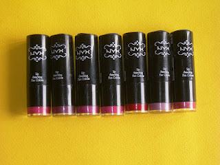 Review & Swatches NYX Round Lipstick