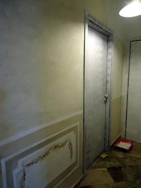 l' ingresso di Lorena in divenire... la fase intermedia...