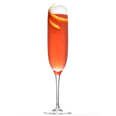 Cocktail orange-champagne