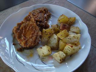 Arrosto con patate al forno.