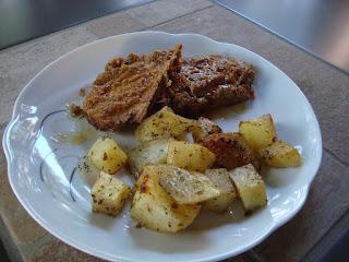 Arrosto con patate al forno.