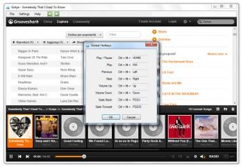 WinGrooves e SharkEar: applicazioni desktop per controllare GrooveShark tramite hotkey globali