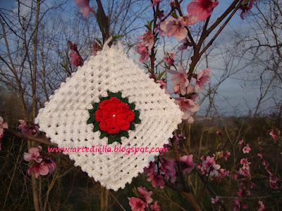 presine con fiore dalia all'uncinetto video tutorial crochet