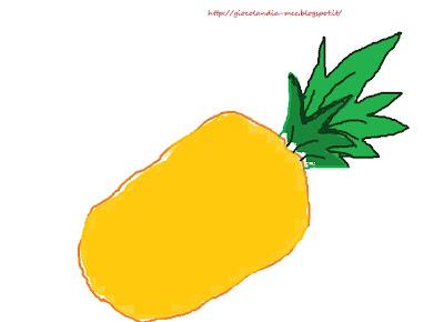 Mamma mi aiuti a disegnare?L'ananas in 7 +1step!