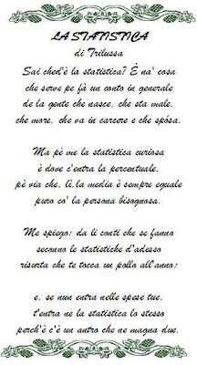 MA TRILUSSA STATISTICAMENTE PARLANDO lo mangiava (almeno) un pollo all’anno?