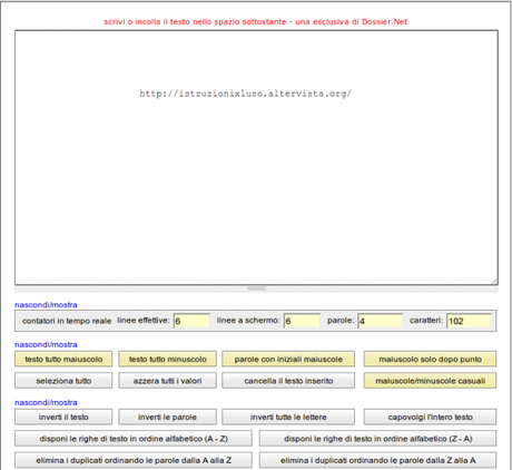 Editor di testo on line: Come scrivere testi senza utilizzare programmi!