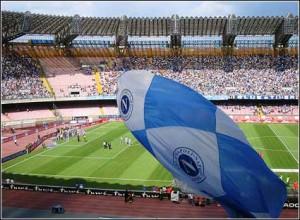 Foto : Striscione di fratellanza al San Paolo