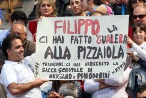 FOTO ! Striscioni contro il piccolo Filippo tifoso dell’Inter