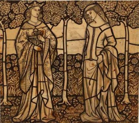 William Morris Guinevere and Iseult