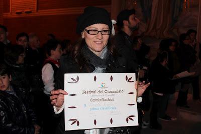 EVVAIIIII!!! ho vintoooo!!!! 1° classificata al Festival del cioccolato!!!!