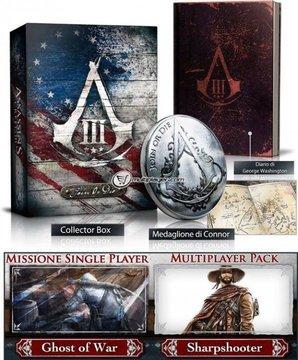 Assassin’s Creed III, in Europa saranno tre le edizioni da collezione, ecco i dettagli