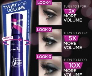 recensione mascara rimmel 1-2-3 looks !