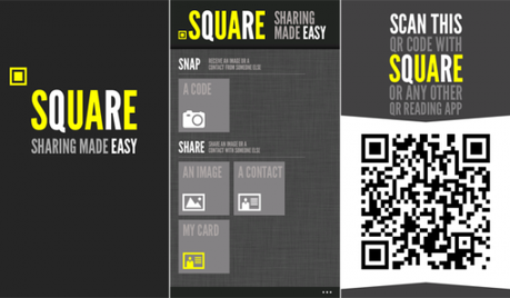 Square Sharing App for Windows Phone Condividi foto e contatti grazie ai QR Codes realizzati con Square