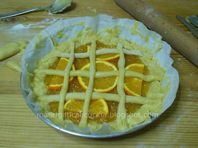 Crostata all'Arancia con Pasta Frolla all'Olio Extra Vergine d'Oliva