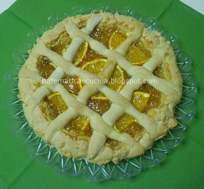 Crostata all'Arancia con Pasta Frolla all'Olio Extra Vergine d'Oliva