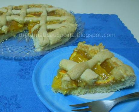 Crostata all'Arancia con Pasta Frolla all'Olio Extra Vergine d'Oliva