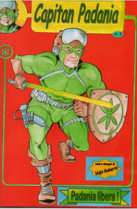 Capitan Padania, il fumetto della Lega