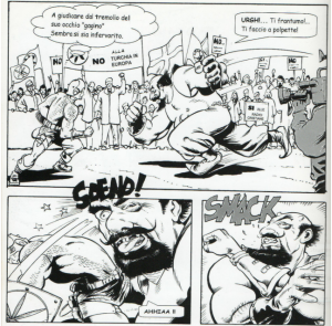Capitan Padania, il fumetto della Lega