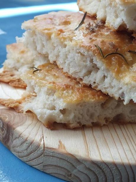 Focaccia con pasta madre e sale grosso di Fuerteventura