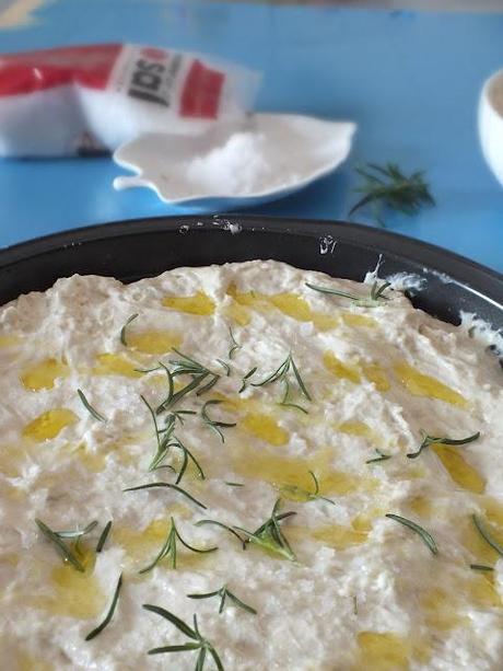 Focaccia con pasta madre e sale grosso di Fuerteventura