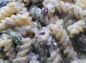 Fusilli alla carbonara verdure