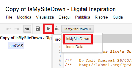 sito down