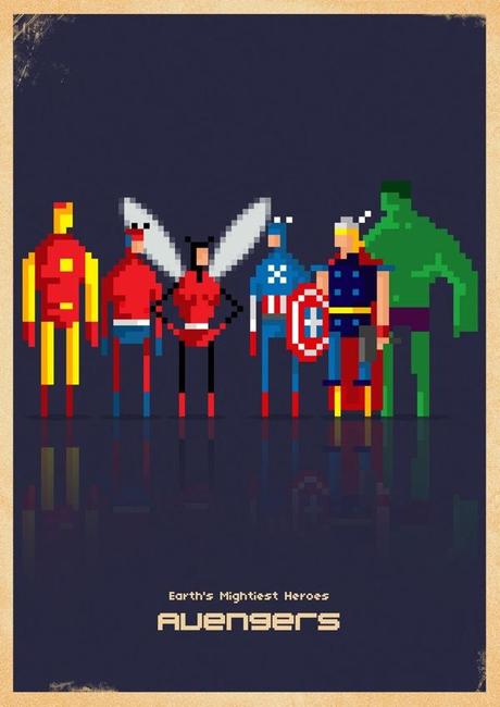 Marvel pixel superheroes