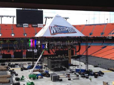 Procedono gli ultimi lavori per WrestleMania