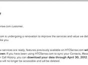 HTCSense.com chiude cancella dati Nuova piattaforma arrivo smartphone serie