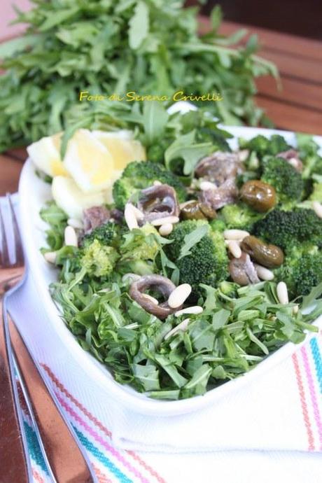 INSALATA PICCANTINA DI BROCCOLO VERDE di Dolcipensieri