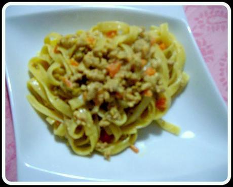 TAGLIATELLE AL RAGU' DI MAIALE