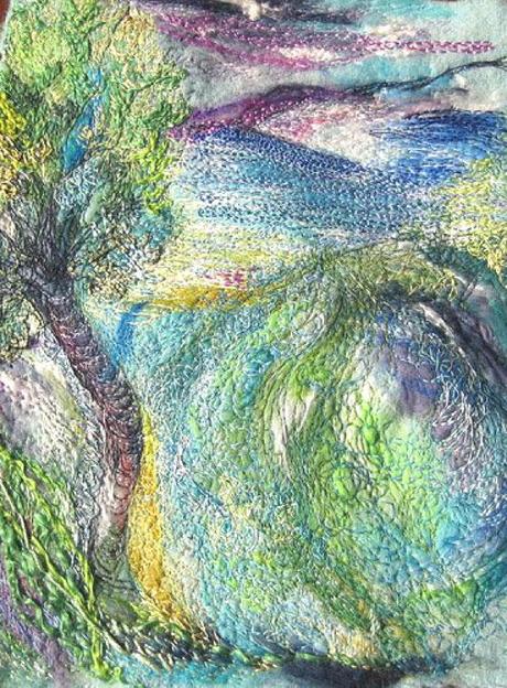 PATTERNS NEI SUGGESTIVI DIPINTI TESSILI DI KAYLA COO