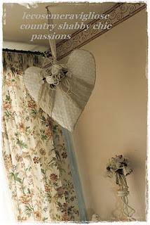 Lampade Shabby: effetto cuore