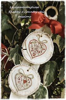 Natale shabby chic e atmosfere