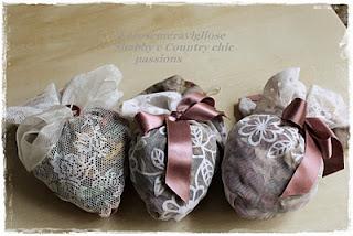 cuori country chic e poutpourry