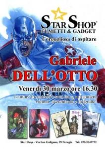 Gabriele Dell’Otto ospite presso lo Star Shop di Perugia venerdì 30 marzo