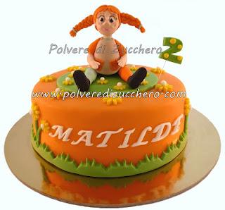 Torta Pippi Calze Lunghe