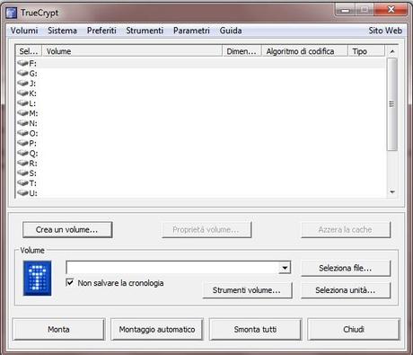 TrueCrypt: come criptate il contenuto di penne USB e hard disk