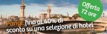 Expedia: Parigi sconto 40% + coupon del 10% sugli hotel!